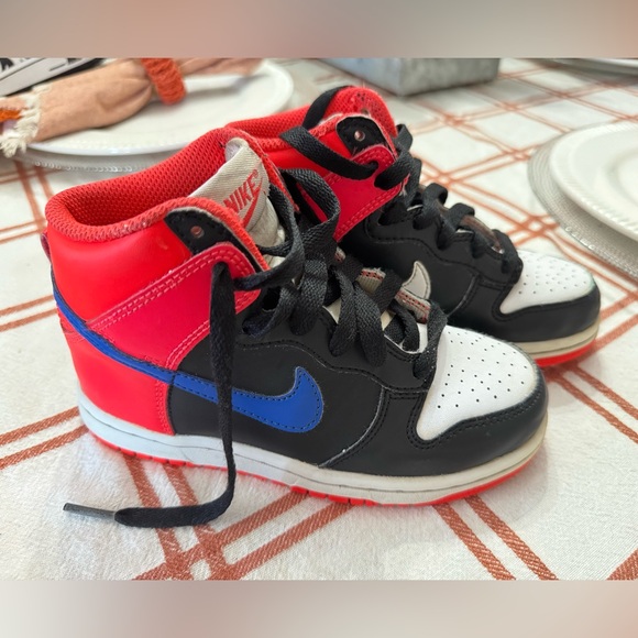 Nike Other - Nike Kids Sz 12C Toddler Dunk High "Knicks" sneakers Game Royal/Black Leather